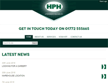 Tablet Screenshot of hph-group.com